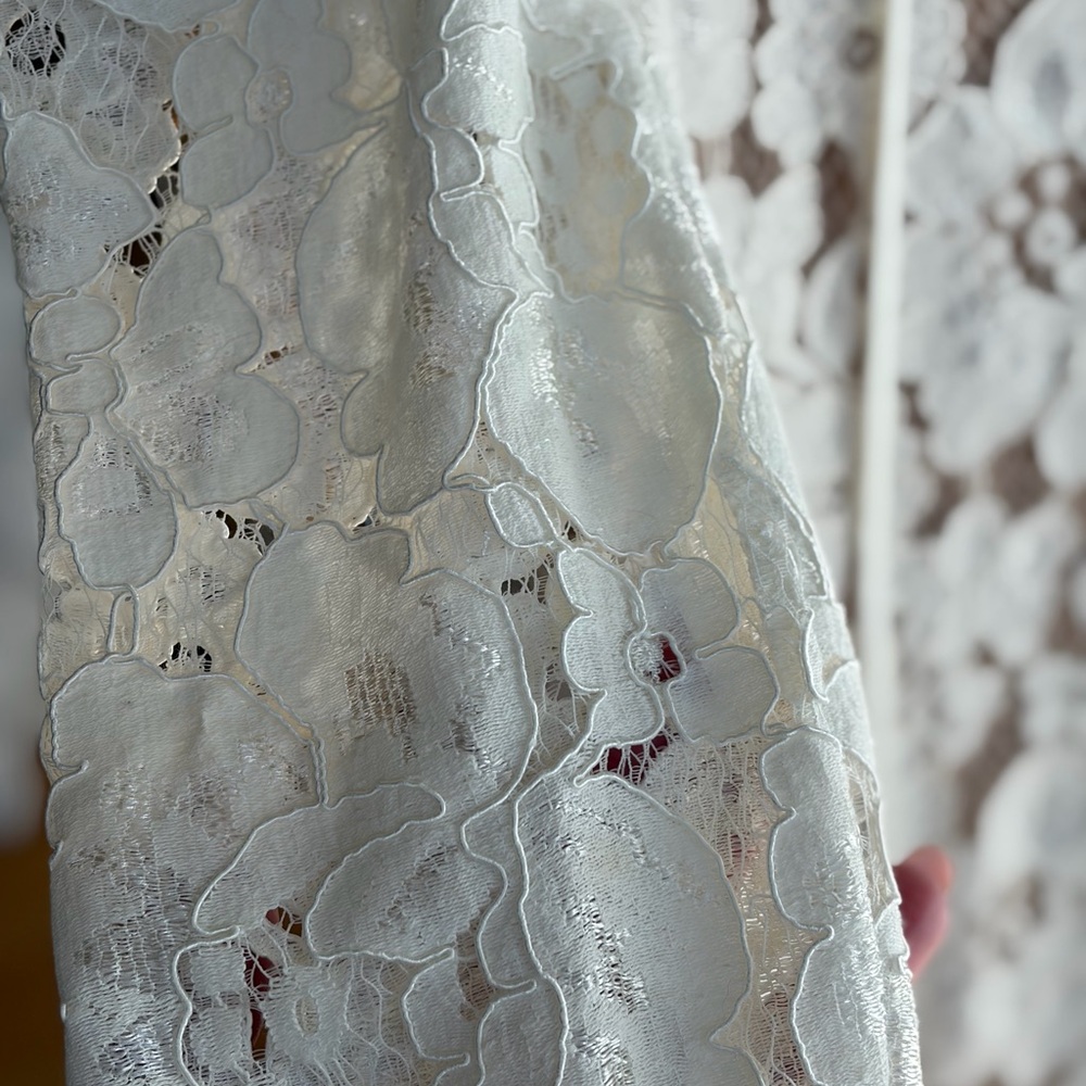 WAYF Elegant White Lace Dress. XS. - Picture 5 of 7